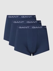 Trunks mit Logo-Stitching im 3er-Pack von Gant Blau / Türkis - 34