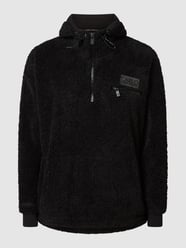 Hoodie aus Teddyfell von CARLO COLUCCI Grau / Schwarz - 36