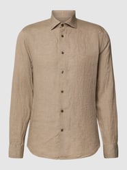 Regular Fit Freizeithemd mit Kentkragen Modell 'marc' von Matinique Braun - 34