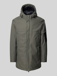 Parka met capuchon, model 'Terra' van BOSS Green Grijs / zwart - 24