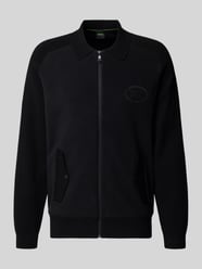 Relaxed Fit Strickjacke aus Viskose-Mix Modell 'HOLE' von BOSS Green - 14