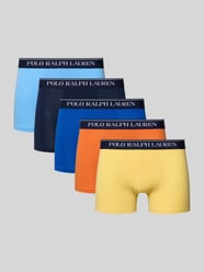 Obcisłe bokserki o kroju skinny fit z Mieszanka bawełny w Zestaw 5 szt. od Polo Ralph Lauren Underwear - 1