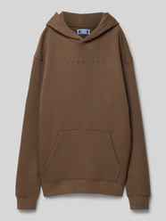 Hoodie aus Viskose mit Känguru-Tasche von Jack & Jones Braun - 3