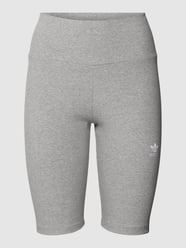 Spodnie kolarki z efektem prążkowania model ‘SHORTS’ od adidas Originals Szary - 2