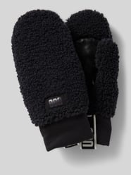 Fäustlinge mit Label-Badge Modell 'UGGFLUFF MITTEN' von UGG Schwarz - 5