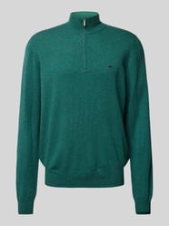 Gebreide pullover met schipperskraag van Fynch-Hatton Groen - 13