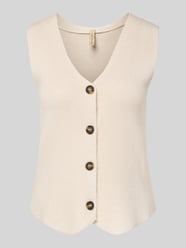 Gilet met V-hals, model 'KANITA' van Soyaconcept - 18