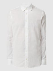Regular Fit Business-Hemd aus Baumwolle  von Pierre Cardin Weiß - 46