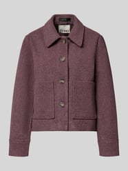 Regular Fit Blouson mit aufgesetzten Taschen Modell 'JANNET' von ICHI Bordeaux - 24