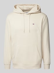 Regular Fit Hoodie mit Label-Stitching von Tommy Jeans Beige - 30