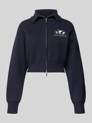 Kort gebreid jack van viscosemix, model 'Jaden' van LeGer by Lena Gercke - 29