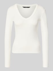 Slim Fit Langarmshirt aus Baumwoll-Mix Modell 'CHLOE' von VERO MODA - 32