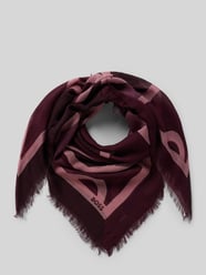 Tuch aus reiner Wolle Modell 'Reneva' von BOSS Bordeaux - 47