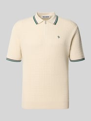Slim Fit Poloshirt in Strick-Optik von REVIEW - 24