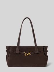 Handtasche aus echtem Leder mit Zier-Applikation von MANGO - 6