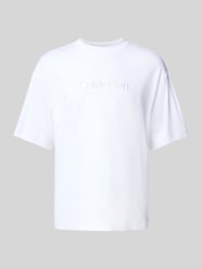 Oversized T-Shirt mit Label-Stitching von CK Calvin Klein - 7
