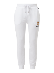 Sweatbroek met print van Moschino Swim + Underwear Wit - 18