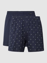 Boxershorts mit Label-Detail im 2er-Pack von Schiesser Blau - 6