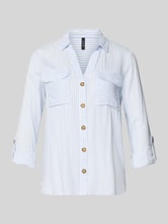 Relaxed Fit Hemdbluse aus reiner Viskose Modell 'BUMPY' von VERO MODA - 32