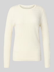 Gebreide pullover met kabelpatroon van Christian Berg Woman - 25