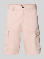Relaxed Fit Cargoshorts aus Baumwoll-Mix Modell 'SISLA' von BOSS Orange Pink - 37