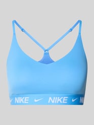 biustonosz sportowy o kroju slim fit z detal z logo model 'Indy' od Nike Training - 18