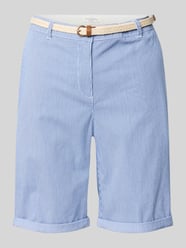 Bermudy chinosy z paskiem od Christian Berg Woman - 1