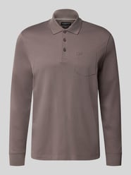 koszulka polo o kroju regular fit z mieszanka bawełny z brustasza od bugatti - 14