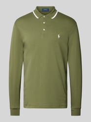 Slim Fit Poloshirt mit Logo-Stitching von Polo Ralph Lauren Grün - 21