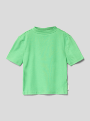Cropped T-Shirt mit Stehkragen von Tom Tailor Grün - 6