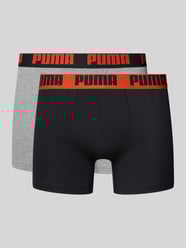 Boxershort met elastische logo in band in een set van 2 stuks van PUMA - 5