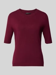Pullover met ronde hals van s.Oliver BLACK LABEL Bordeaux - 9