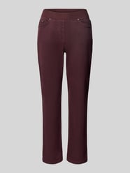 Stoffhose mit 5-Pocket-Design Modell 'PAMINA' von Raphaela By Brax Bordeaux - 17