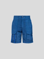 Shorts mit Allover-Muster von Helmut Lang Blau - 12