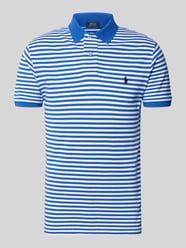 koszulka polo o kroju slim fit z czystej bawełny model 'YD MESH STRIPE POLO' od Polo Ralph Lauren - 32