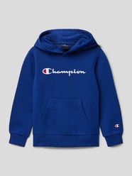 Hoodie mit Label-Stitching von CHAMPION Blau - 37