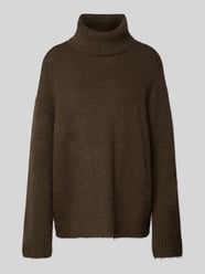 Sweter z dzianiny o kroju oversized z golfem od Gina Tricot - 48