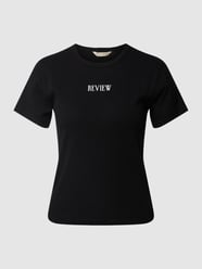 Logo T-Shirt von Review Schwarz - 9