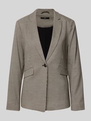 Blazer mit Reverskragen von Zero Schwarz - 4