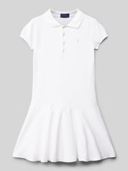 Polokleid mit Volantsaum von Polo Ralph Lauren Teens Weiß - 6