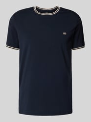 T-shirt met ribboorden van Christian Berg Men - 22