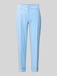 Chinosy o skróconym kroju regular fit model ‘DORA’ od Raffaello Rossi - 10