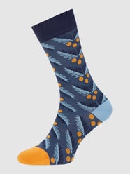 Skarpety we wzory na całej powierzchni  od Dilly Socks Khaki - 22