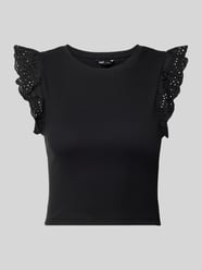 t-shirt o kroju slim fit z mieszanki bawełny model 'MATHILDA' od ONLY - 47