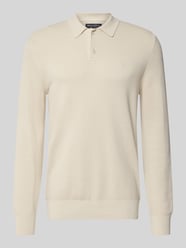 Pullover mit Polokragen von Marc O'Polo Beige - 45