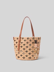 Tote Bag in Flecht-Optik von Rabanne Beige - 13