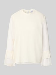 blouse met volantmouwen van COMMA - 1