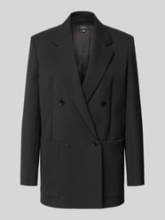 Długi blezer w kroju loose fit z dodatkiem żywej wełny Model 'VELOCE' od Weekend Max Mara - 46