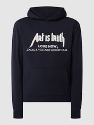 Hoodie aus Bio-Baumwolle Modell 'Sanchi' von Zadig & Voltaire Blau / Türkis - 42