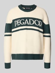 Strickpullover mit Logo und Rundhalsausschnitt Modell 'RASSA' von PEGADOR - 2